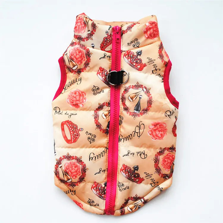 Warm Dog Clothes for Small Dog Windproof Winter Pet Dog Coat Jacket Padded Clothes Puppy Outfit Vest Yorkie Chihuahua Clothes 35
