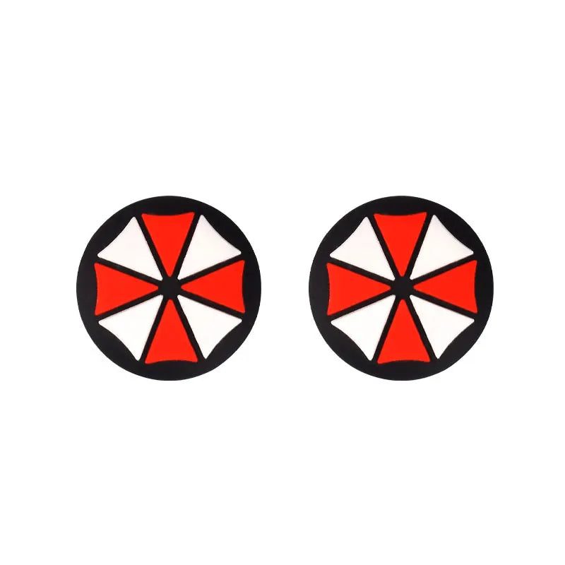 2pc Soft Silicone Thumb Stick Grip Caps for PS5 PS4 Xbox Switch Controller