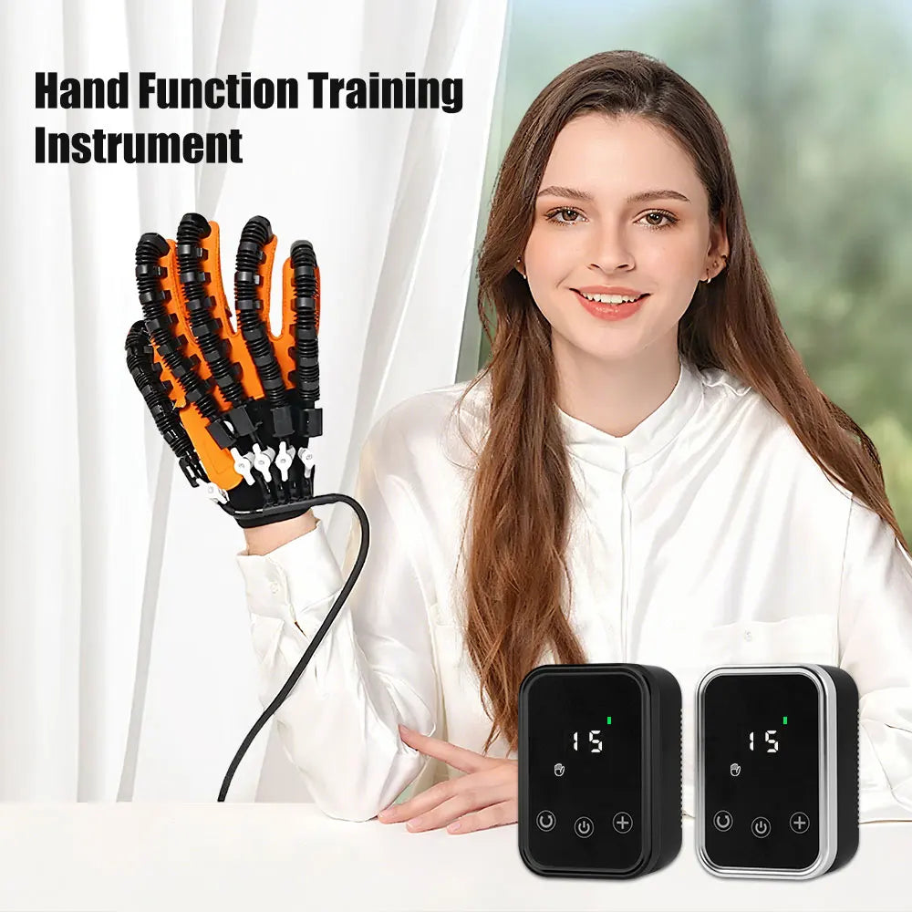 Upgraded Hand Rehabilitation Device Hand and Finger Robot Gloves Rehabilitation Equipment for Stroke Hemiplegia Rehab System