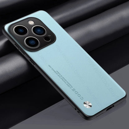 For iPhone 16 Pro Max Case Premium PU Leather Back Cover iPhone16 I Phone 16Pro 16 ProMax Plus Silicone Bumper Shockproof Coque