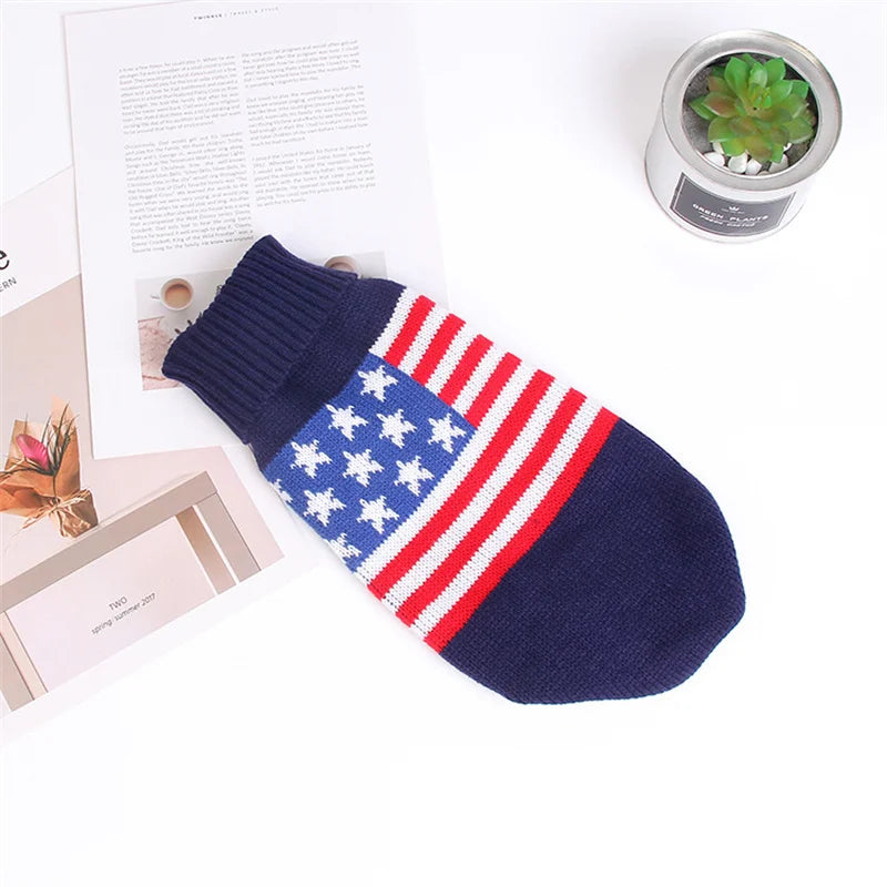 Christmas Cat Sweater Winter Warm Pet Costume for Cats Kedi Katten Sphynx Clothing Mascotas Clothes for Dog Animals Ropa De Gato