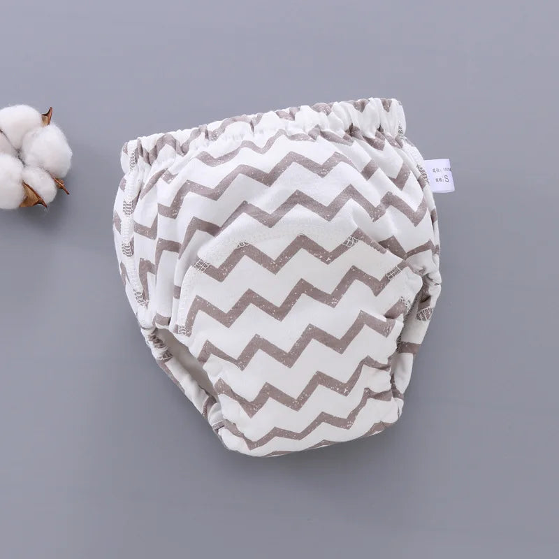 Baby Waterproof Reusable Training Pants 6 Layer Cotton Baby Diaper Infant Shorts Nappies Panties Nappy Changing Underwear Cloth