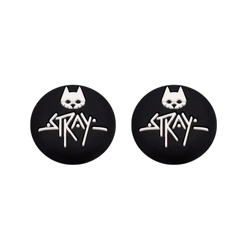 2pc Soft Silicone Thumb Stick Grip Caps for PS5 PS4 Xbox Switch Controller