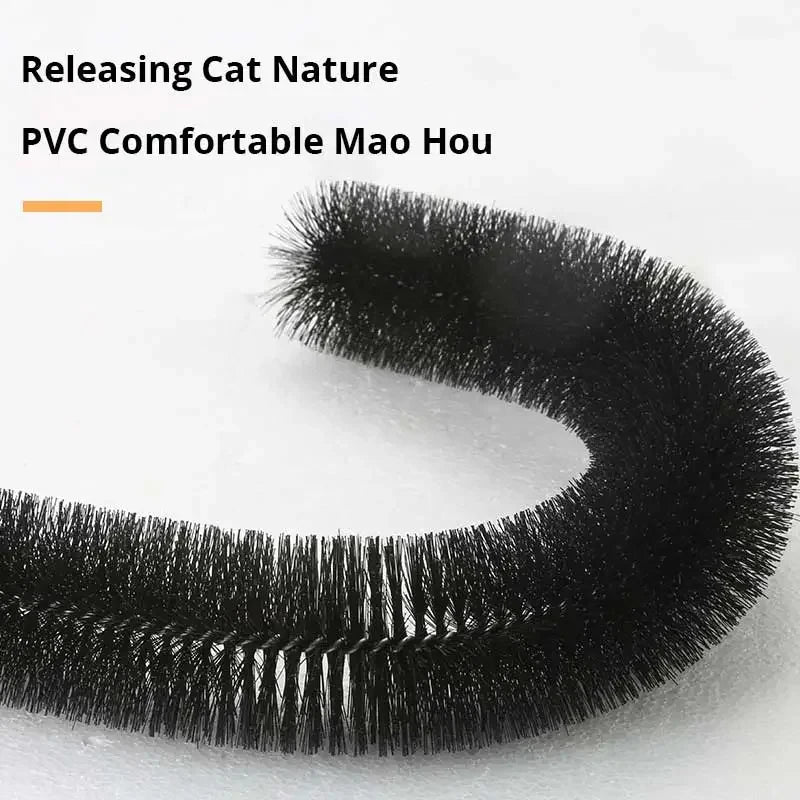 Cat Toy Arch Self Groome Pamper Feline With a Massage Grooming Rubbing Brush With Scratching Pad Toy for Cats Interactive Toys