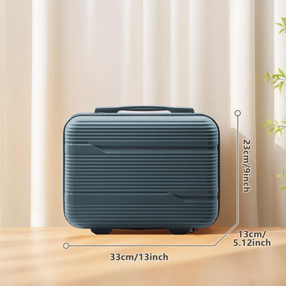 2024 New Durable13/20/28 Carry-On Suitcase - PP Material, Zippered & Password Lock, for Travel,Business Trip Cabin Luggege Trunk