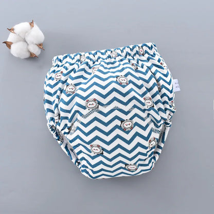 Baby Waterproof Reusable Training Pants 6 Layer Cotton Baby Diaper Infant Shorts Nappies Panties Nappy Changing Underwear Cloth