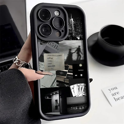 Soft Candy Liquid Silicone Phone Case for iPhone 13 Case iPhone 16 Pro 15 11 14 12 17 Pro Max XR 7 8 Plus SE Shockproof Cover