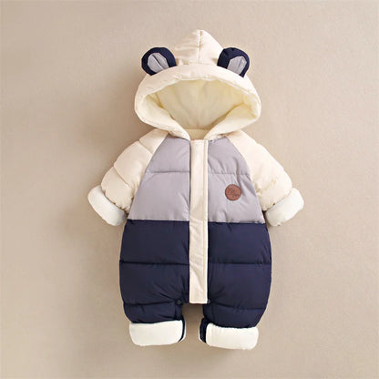 New Baby Padded Warm Rompers Winter