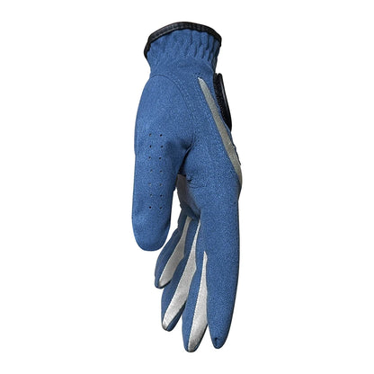 GOG Golf Glove for Men Women Breathable Soft Fabric Microfiber Sports Glove Left Right Hand Blue Mens Hold 1 Pcs Pair 2 3 4 5 R