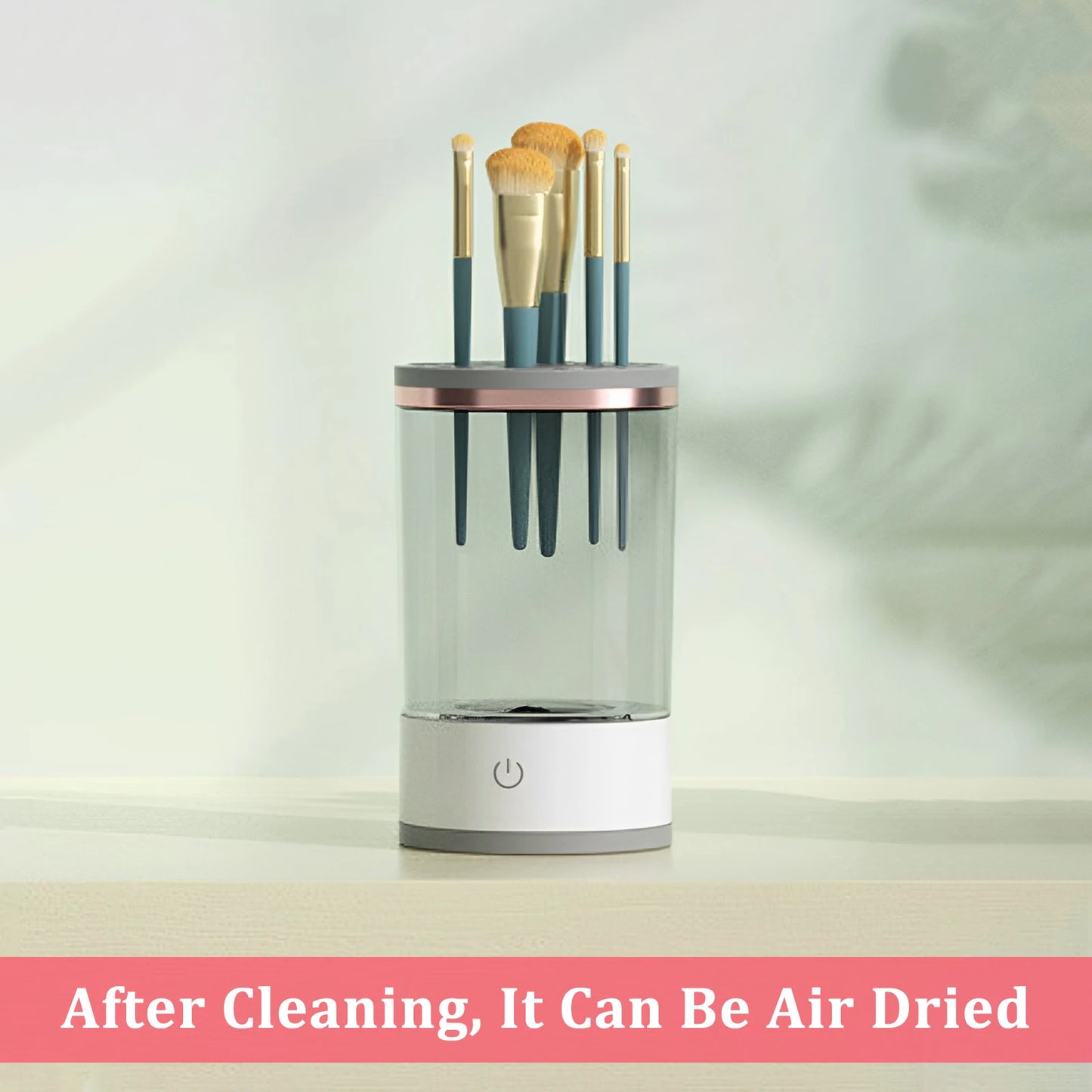 2 In 1 USB Electric Makeup Brush Cleaner Makeup Brushes Drying Rack Automatic Lazy Cleaning Brush Washer Quick Dry Tools 1/5Pcs
