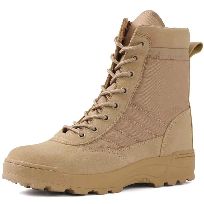 2026 New Tactical Boots Men Boots Special Force Desert Combat Male Boots Outdoor Hiking Boots Ankle Shoes Men Tactical Boots