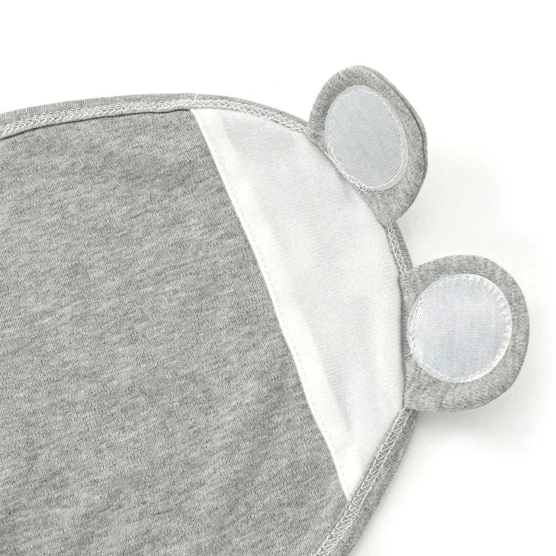 Baby Blanket Hat Set Cartoon Printed Cottono Newborn Swaddle