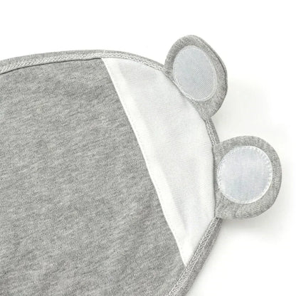 Baby Blanket Hat Set Cartoon Printed Cottono Newborn Swaddle