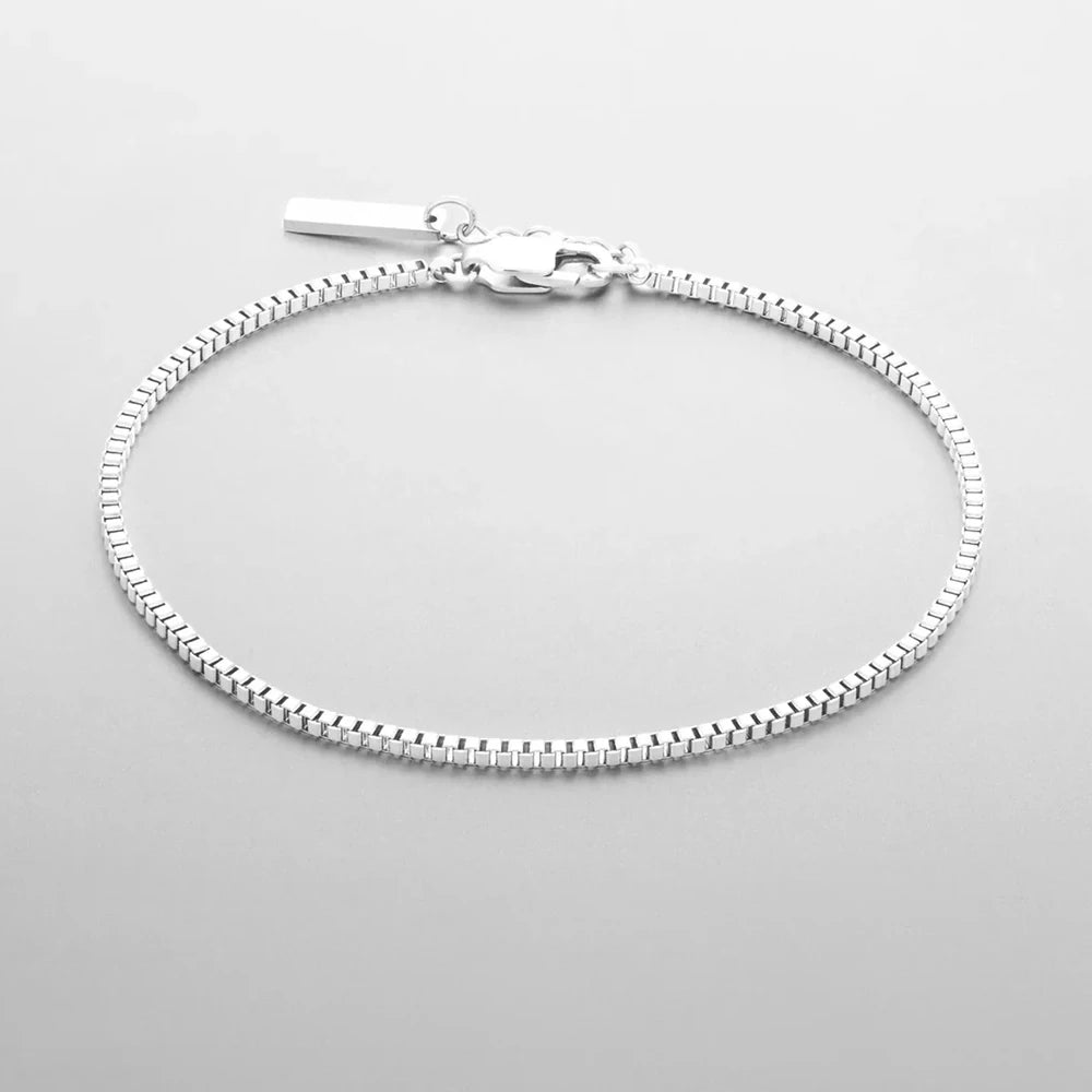 EMANCO Men's Personalized Creative Fashion Box Chain Bracelet European and American Punk Jewelry Wholesale Direct Sale