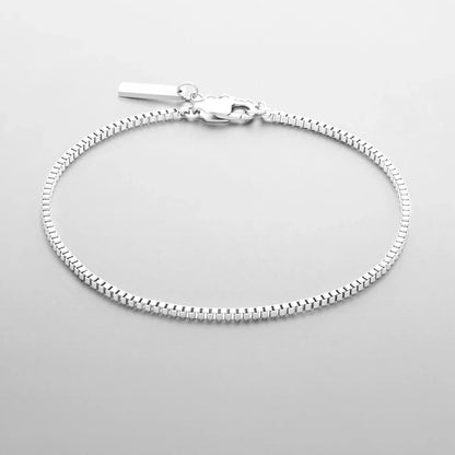 EMANCO Men's Personalized Creative Fashion Box Chain Bracelet European and American Punk Jewelry Wholesale Direct Sale
