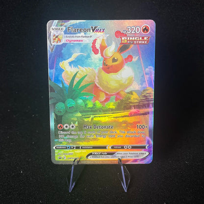 Anime PTCG Trading Card Vaporeon Lillies Clefairy Ex Gengar Vmax Rule Holographic Game Collection Card Child Holiday Gifts