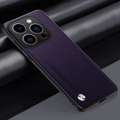 For iPhone 16 Pro Max Case Premium PU Leather Back Cover iPhone16 I Phone 16Pro 16 ProMax Plus Silicone Bumper Shockproof Coque