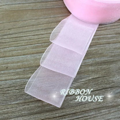40mm Organza Ribbons Wholesale Gift Wrapping Decoration Christmas Ribbons