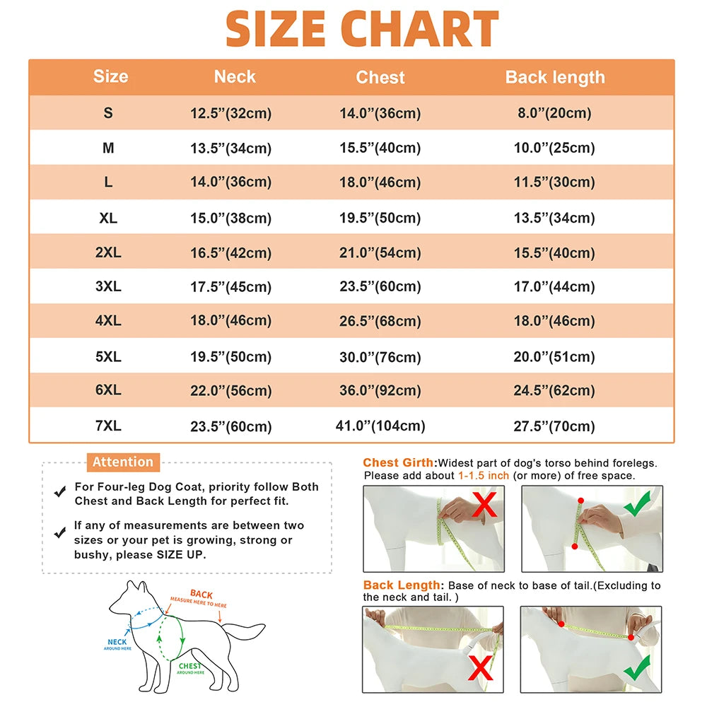 Winter Pet Dog Puppy Clothes Vest Jacket Chihuahua Clothing Warm Dog Clothes Coat for Small Medium Large Dogs 4 Colors S-5xl