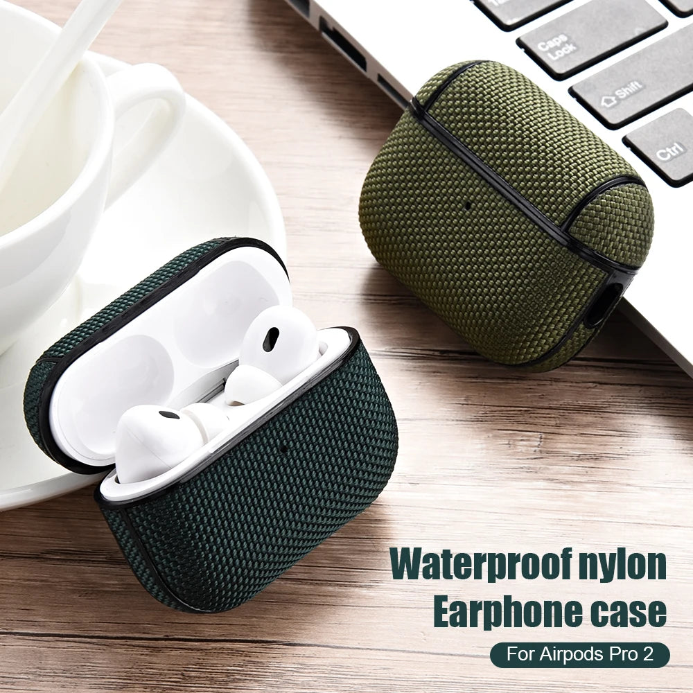 Nylon Hard Plastic Case for AirPods Pro 2 Case for AirPods Pro2 3 3rd USB C Case Wireless Headset for AirPod Air Pods Pro2 Cover