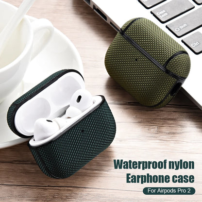 Nylon Hard Plastic Case for AirPods Pro 2 Case for AirPods Pro2 3 3rd USB C Case Wireless Headset for AirPod Air Pods Pro2 Cover