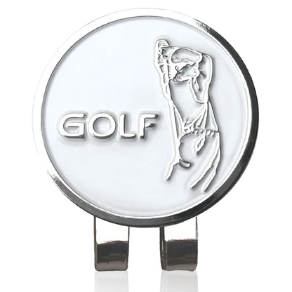 New Golf Ball Mark+Golf Hat Clip Magnetic Alloy Marker Golf Accessories Eagle Tiger One Putter Flog Wine Glass Lucky Clover
