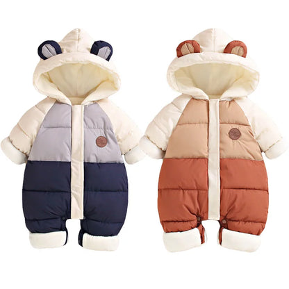 New Baby Padded Warm Rompers Winter