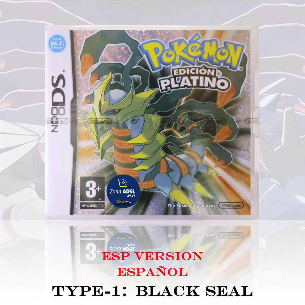 Spanish ESP Version Pokémon Edicion Platino DS Video Game Card New Sealed Package With Box and Manuals for DS 2DS 3DS Console