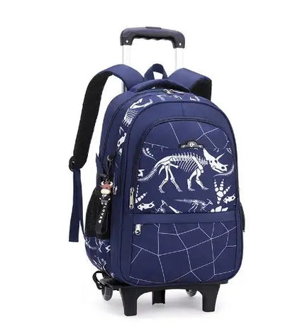 Kids School Rolling Backpack for Boys School Satchel With Wheels Trolley Luggage Bag School Trolley Bags School Wheeled Backpack