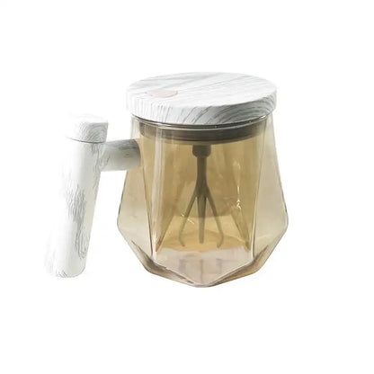 Fully Automatic Coffee Stirring Cup 400ml Electric Mixer Mug for Coffee Tea Milk Cocoa Self Stirring Coffee Mug Glass