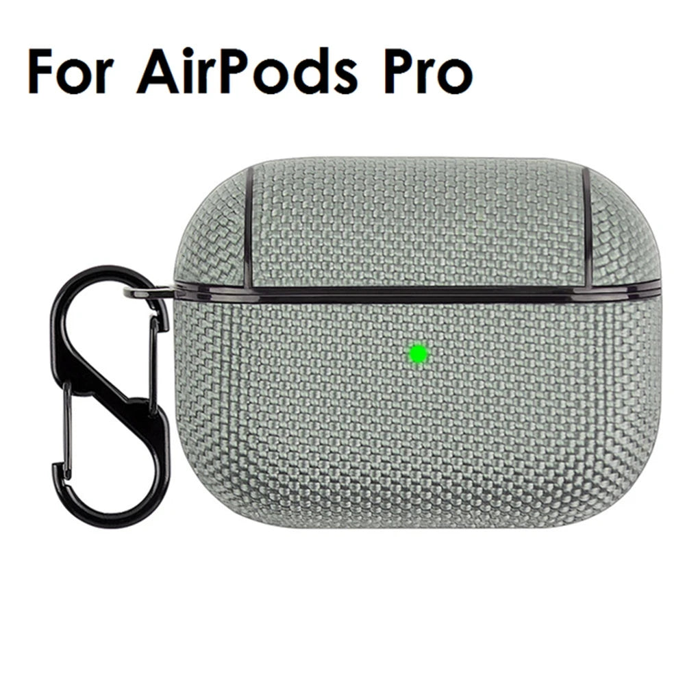 Nylon Hard Plastic Case for AirPods Pro 2 Case for AirPods Pro2 3 3rd USB C Case Wireless Headset for AirPod Air Pods Pro2 Cover