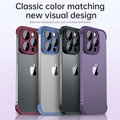 Luxury With Lens Protector Corner Pad Soft Silicone Case for iPhone 16 15 Pro Max Shockproof Phone Cover for iPhone 16 15 14