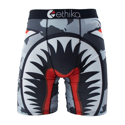 ETHIKA 1Pcs Sexy Men Underwear Boxers Breathable Swimming Man Underpants Plus Size S-3xl Mens Trunks Men's Panties Boxer Briefs