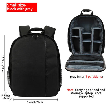 Digital Camera Backpack, Outdoor Large-Capacity Camera Bag, Laptop Backpack, Multi-Functional Convenient Backpack