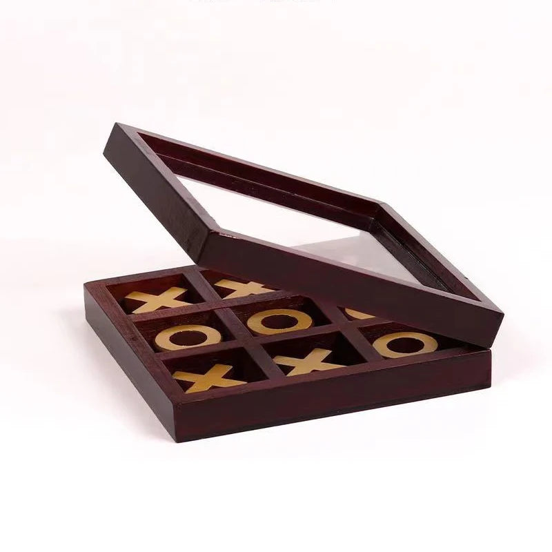 3D Tic Tac Toe Game Wood XOXO