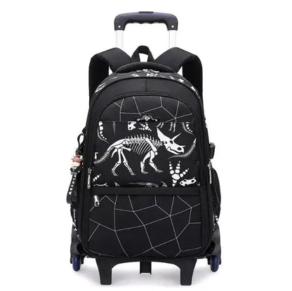 Kids School Rolling Backpack for Boys School Satchel With Wheels Trolley Luggage Bag School Trolley Bags School Wheeled Backpack