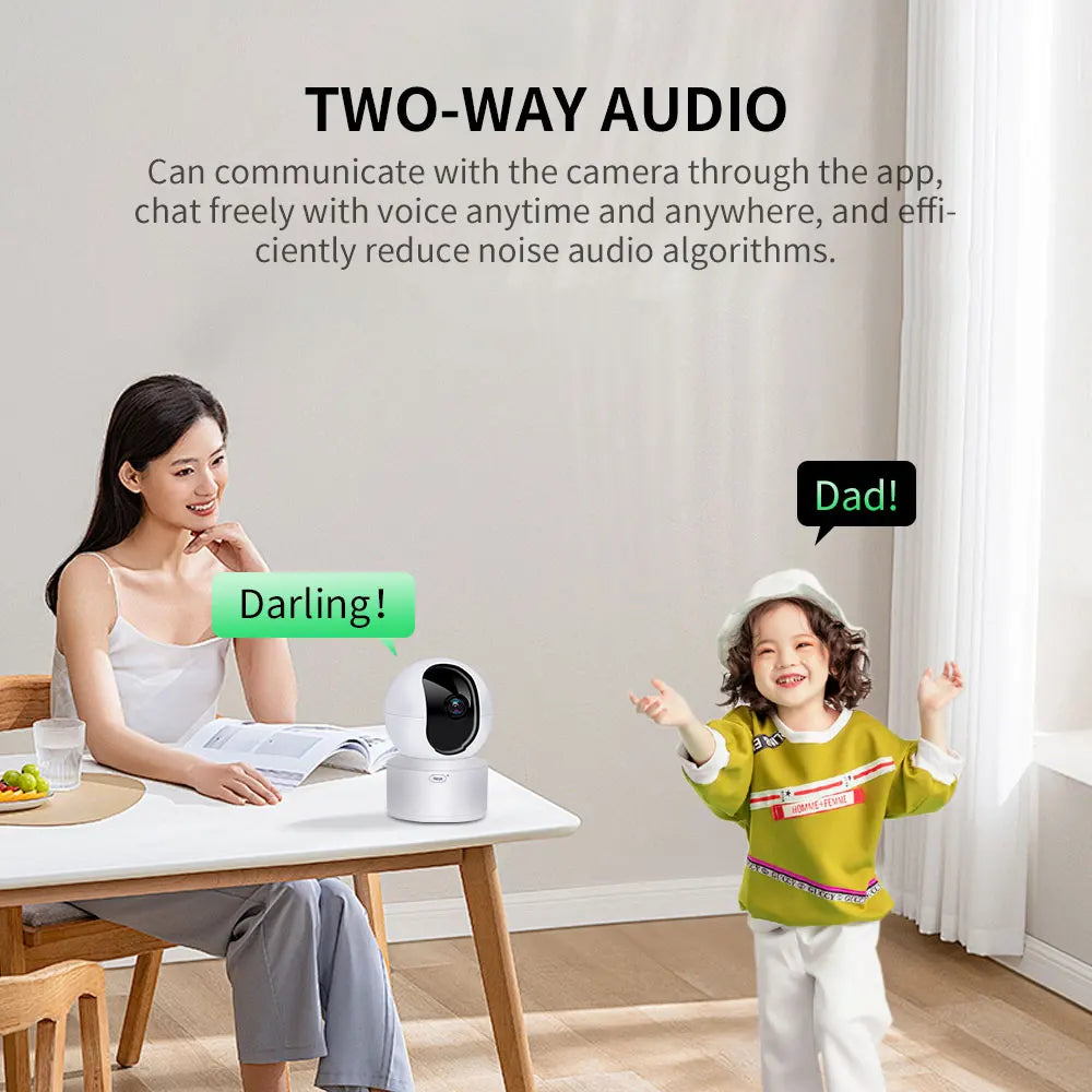 Neye S5 4MP 1080P WiFi PTZ Dome Security Camera with 10X Digital Zoom