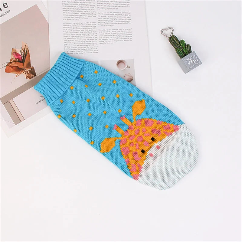 Christmas Cat Sweater Winter Warm Pet Costume for Cats Kedi Katten Sphynx Clothing Mascotas Clothes for Dog Animals Ropa De Gato