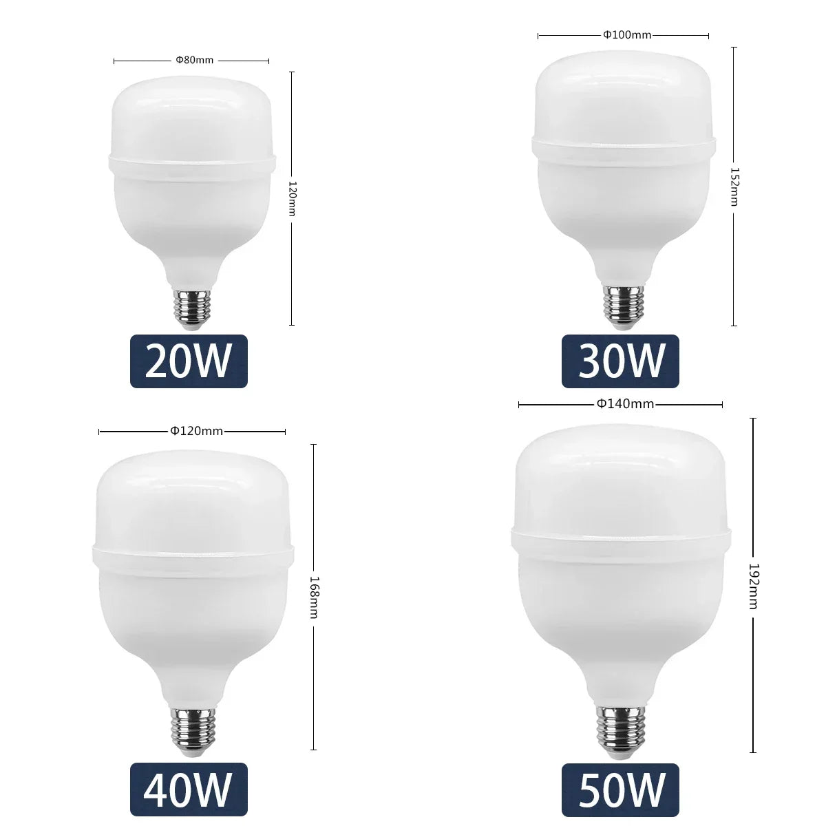 1-5pcs 50W 10W 5000lm Super Bright LED