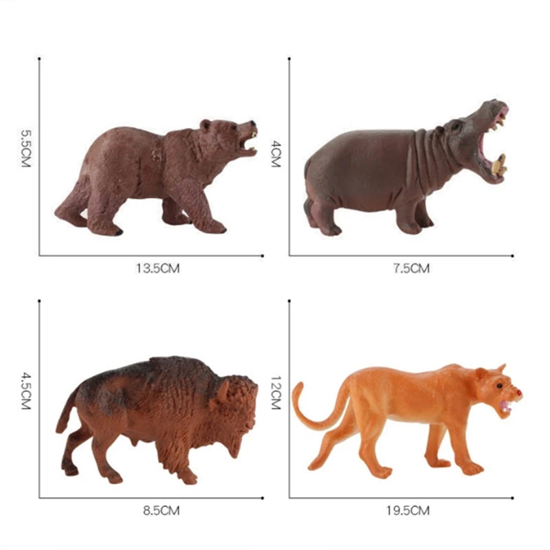 High Quality PVC Jurassic Dinosaurs World Action Figures Decoration Tyrannosaurus Brachiosaurus Rex Model Toy for Christmas Gift
