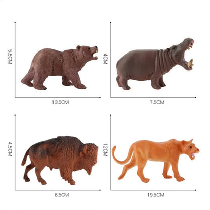 High Quality PVC Jurassic Dinosaurs World Action Figures Decoration Tyrannosaurus Brachiosaurus Rex Model Toy for Christmas Gift