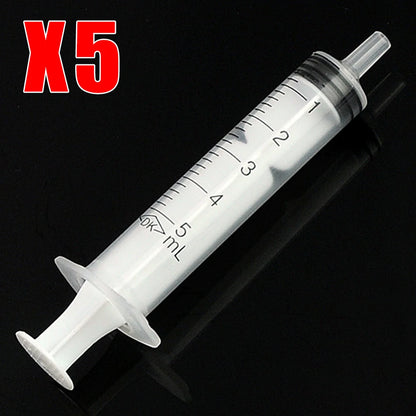 5pcs 1ml,3ml,5ml,10ml,20ml,2.5ml,30ml,50ml Sterile Pet Feeding Disposable Syringe or Hydroponics Lab Medical Tool Nutrient