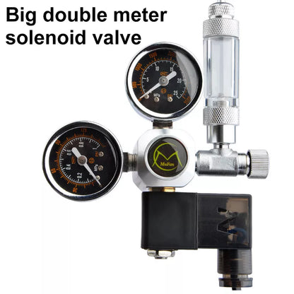 DIY Aquarium CO2 Regulator Magnetic Solenoid Kit Check Valve Fish Tank Accessories CO2 Control System Reactor Generator Set