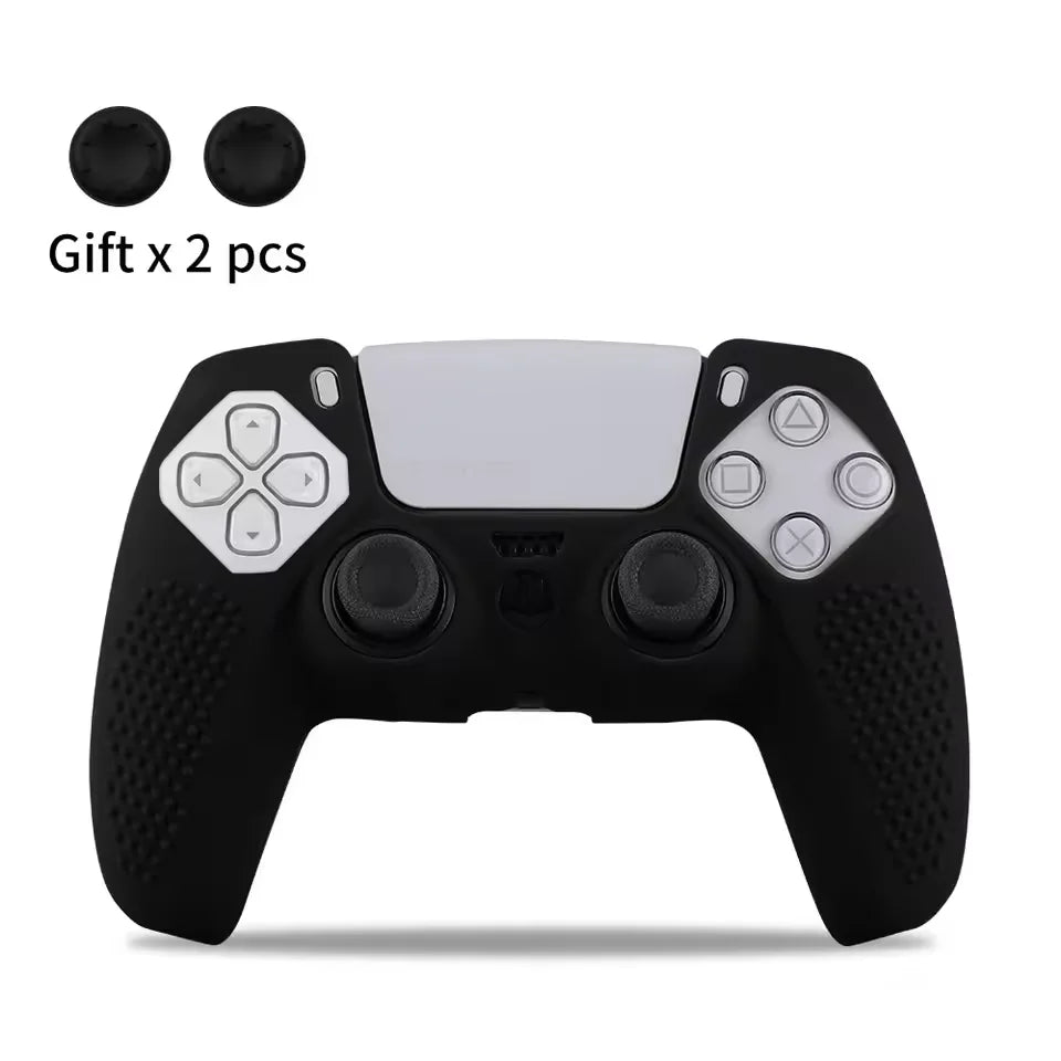 Protective Cover Silicone for Playstation 5 for PS5 Accessories Controller Rubber Case for PS5 Slim Joysticks Thumb Grips Caps