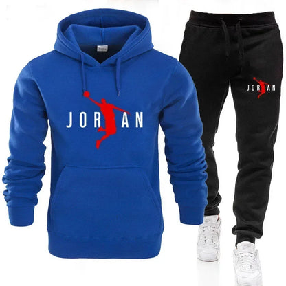 2025 Fall Winter Men's Tracksuit Hoodie Pants 2Pcs Sets Suit Leisure Sweatshirts Sweatpants Fashion Trends Brand Clothing S-3xl