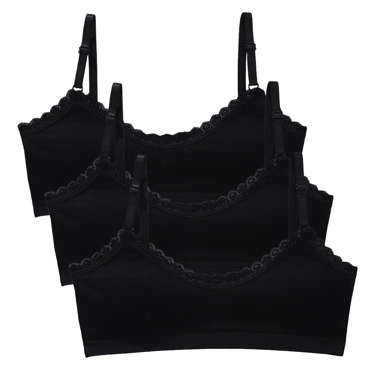 1/3pcs Girls Lace Bras Children Breathable Underwear Kids Tube Tops Soft Cotton-Padded Teens Youth Girls Washable Bras Camisoles