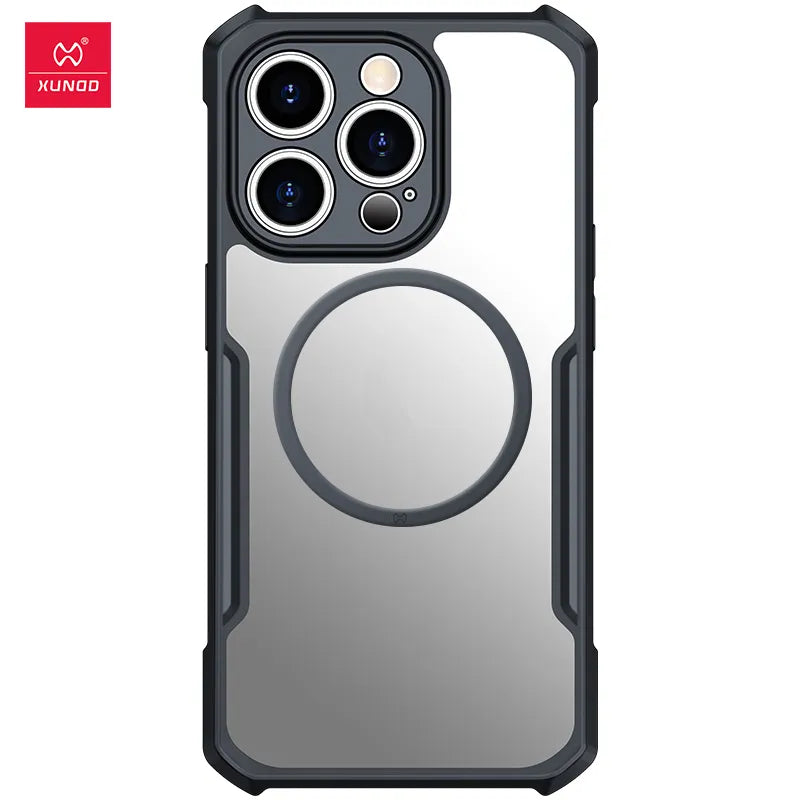 Xundd Case for iPhone 15 14 16 17 Pro Max 17 Air Phone 13 Pro 12 Magnetic Case,Airbag Shockproof Shell,Camera Protect Cover
