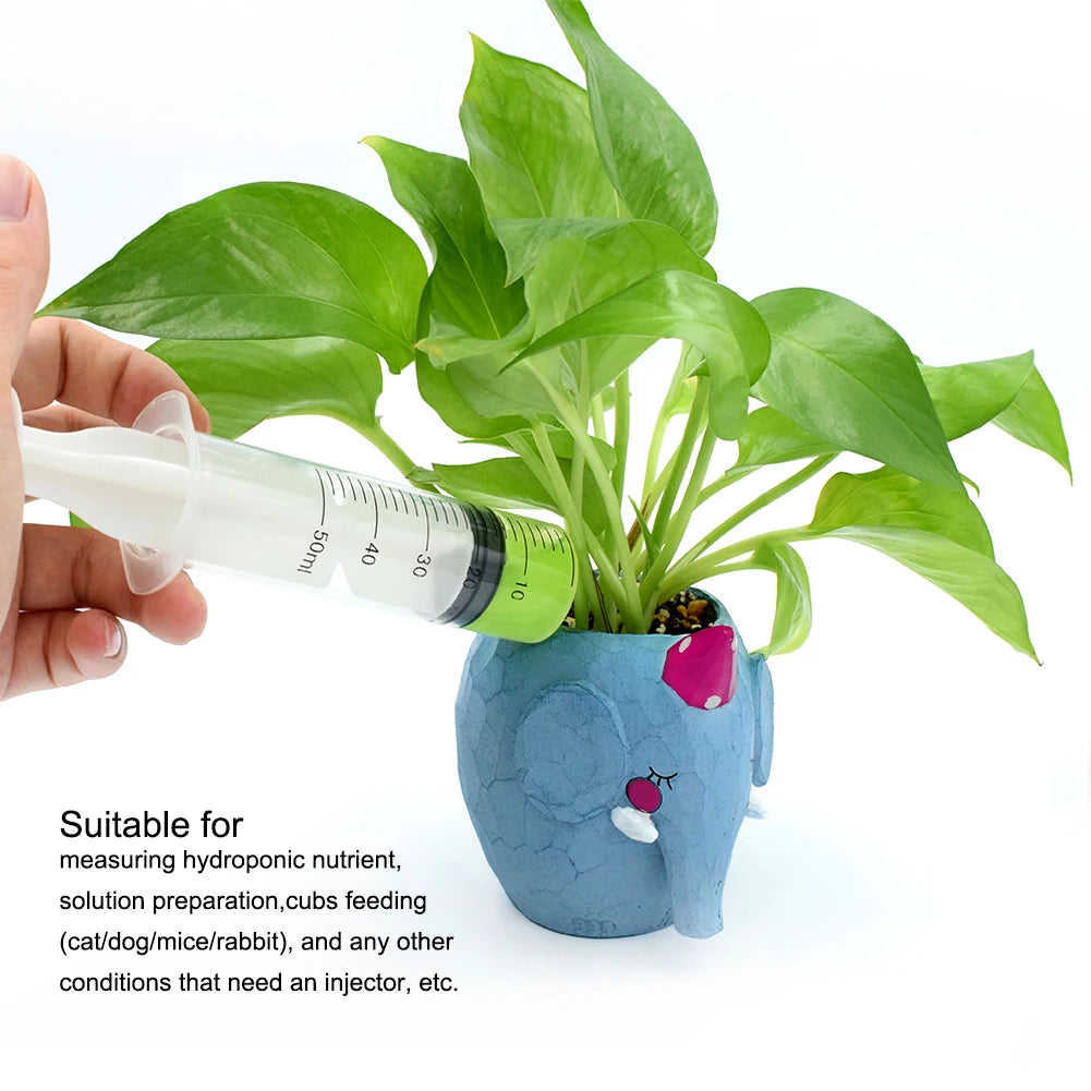 5pcs 1ml,3ml,5ml,10ml,20ml,2.5ml,30ml,50ml Sterile Pet Feeding Disposable Syringe or Hydroponics Lab Medical Tool Nutrient