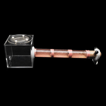 DIY Ecological Ant Farm Bamboo Tube Nest With Feeding Area Various Size Ant House for Workshop Pet Anthill Ant Nest With Bracket