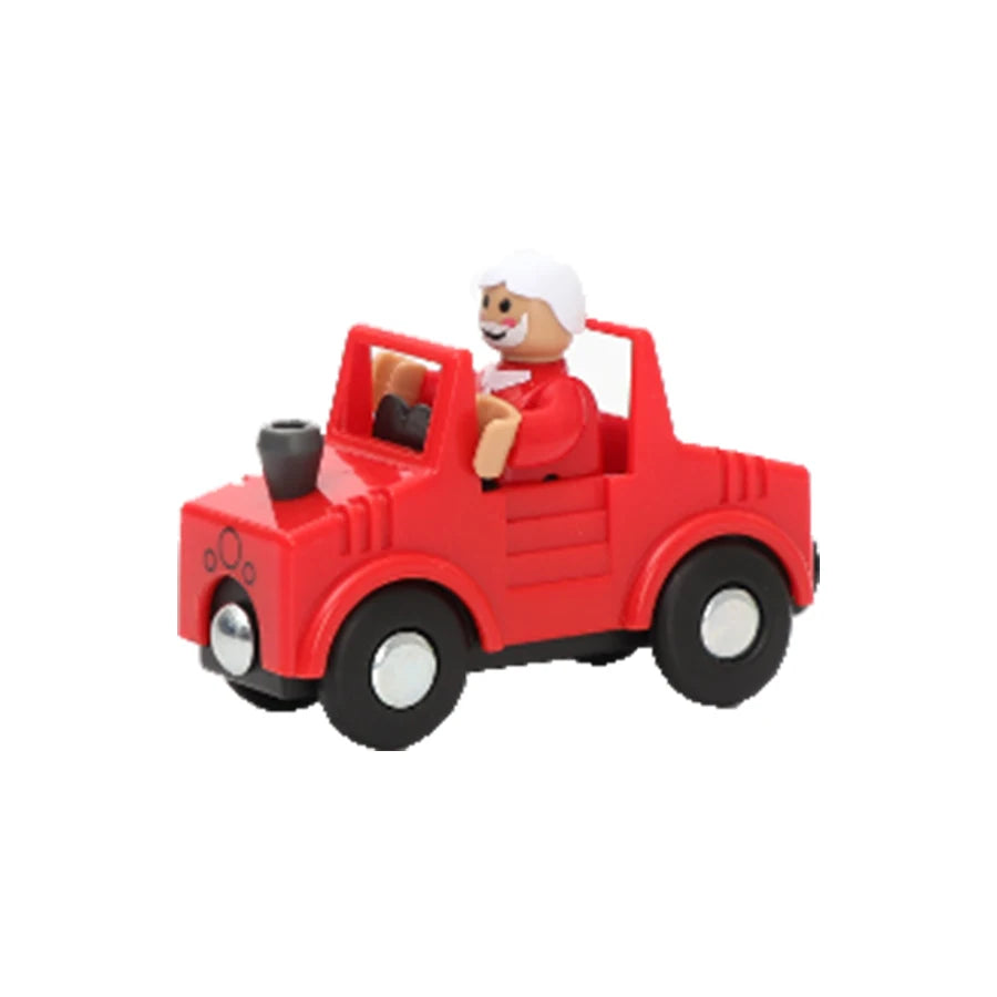 Wooden Track Electric Locomotive Train Magnetic Car Toy for All Brand Wooden Train Track Railway Toys for Kids Educational Toys